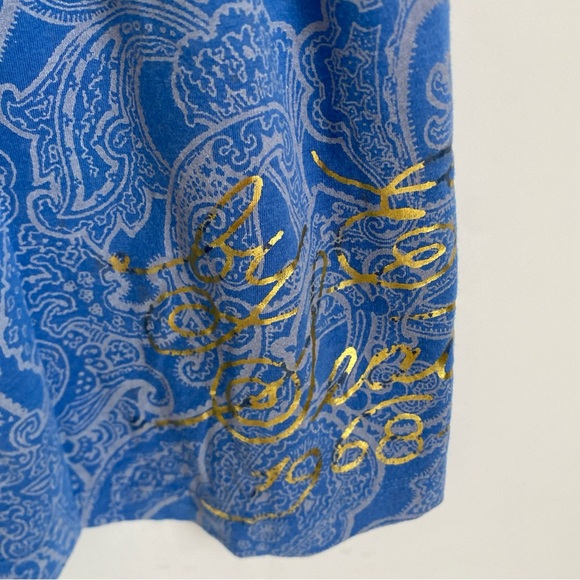 ED HARDY Y2K Vintage V Neck T Shirt Cover Up Tunic Drawstring Beach/Swim Size S - Picture 5 of 9